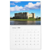 Kastelen van Engeland Schilderachtig 2025 Muurkale Kalender (Jan 2026)