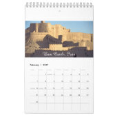 kastelen van het wereldjaarrooster 2018 kalender (Feb 2027)