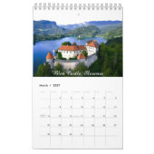 kastelen van het wereldjaarrooster 2018 kalender (Mar 2027)