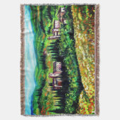 KASTELS IN CHIANTI LANDSCAPE, GEWONE STROOMGEBIEDE DEKEN (Voorkant Verticaal)