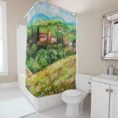 KASTELS IN CHIANTI LANDSCAPE, GEWONE STROOMGEBIEDE DOUCHEGORDIJN (In situ)