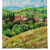 KASTELS IN CHIANTI LANDSCAPE, GEWONE STROOMGEBIEDE DOUCHEGORDIJN (Voorkant)