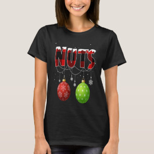 Kasten die overeenkomen met kastanjes kerstparen t-shirt