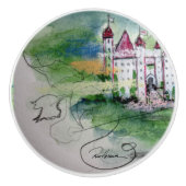 Kasten in de hemel. . . Keramische knop (Voorkant)