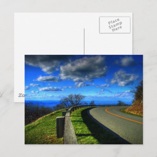 Kasten in de lucht briefkaart (Voorkant / Achterkant)