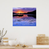 Kasten in de lucht - Thoreau Poster (Keuken)