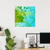 Kasten in het Poster van de lucht (Thuiskantoor)