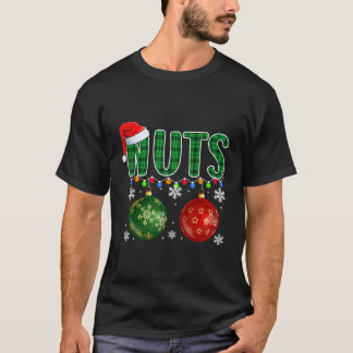 Kasten voor kerstfeestjes met paar geplakt grafisc t-shirt
