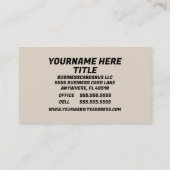 kasteninrichter visitekaartje (Achterkant)