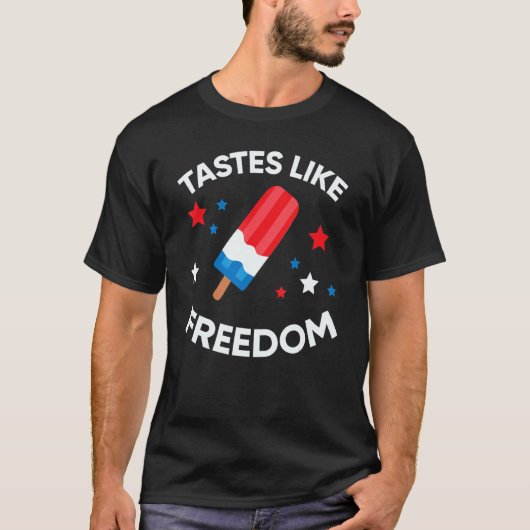 Kastjes als Freedom Popsition op 4 juli T-shirt (Voorkant)