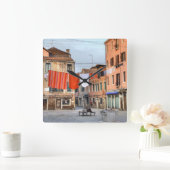 Kastjes op Campo Ruga Vierkante Klok (Huis)