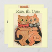 Kastjes snijden Sla de datumkaart op Save The Date (Voorkant / Achterkant)