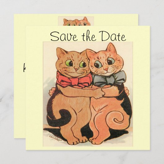 Kastjes snijden Sla de datumkaart op Save The Date (Voorkant / Achterkant)