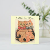 Kastjes snijden Sla de datumkaart op Save The Date (Staand voorkant)