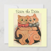 Kastjes snijden Sla de datumkaart op Save The Date (Voorkant)