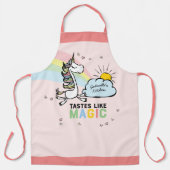 Kastjes zoals Magic Unicorn Kitchen Schort (Voorkant)
