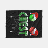 Kastnoten voor kerstfeestjes 2 fleece deken (Voorkant (Horizontaal))