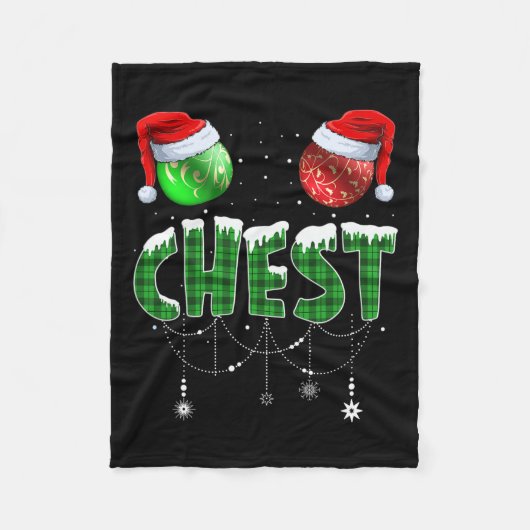 Kastnoten voor kerstfeestjes 2 fleece deken (Voorkant)