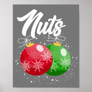 Kastnoten voor kerstkerstfeestjes Koesnoten Poster