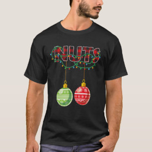 Kastnoten voor kerstkerstfeestjes Koesnoten T-shirt