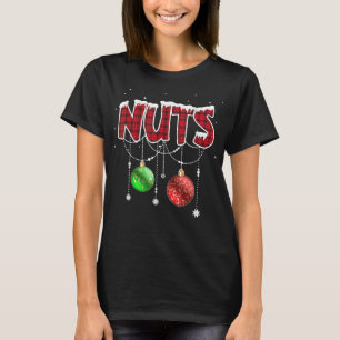 Kastnoten voor kerstkerstfeestjes Koesnoten T-shirt