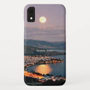 Kastoria, Griekenland (opschrift, Moonlight Night Case-Mate iPhone Case