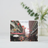 kasturi-lopen briefkaart (Staand voorkant)