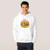 Kasty hamburger met gezicht hoodie (Voorkant volledig)