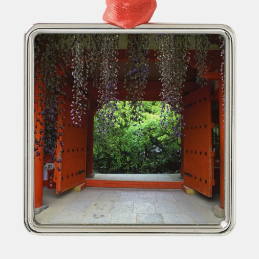 Kasuga Shrine, Nara, Japan Metalen Ornament (Voorkant)