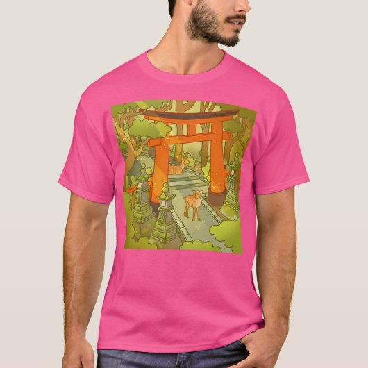 Kasuga Shrine Nara Japan T-shirt (Voorkant)