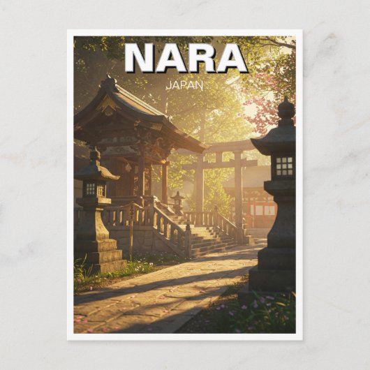 Kasuga Taisha Nara Japan Reizen Briefkaart (Voorkant)