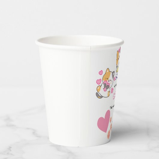 kat 1 kindmeisje papieren bekers (Rechts)