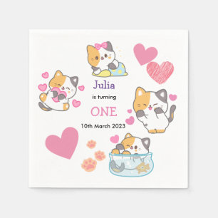 kat 1 kindmeisje servet