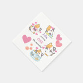 kat 1 kindmeisje servet (Hoek)