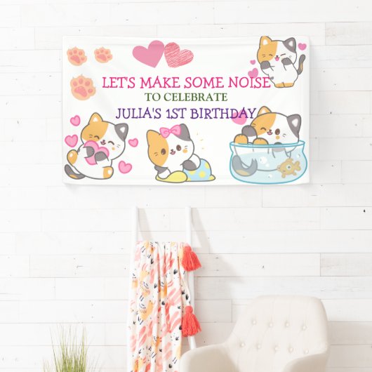 kat 1 kindmeisje verjaardag Banner (Insitu)