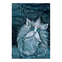 Kat 1 - Starend bij u Canvas Print