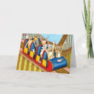 Kat 385 grappig Wenskaart Kaart