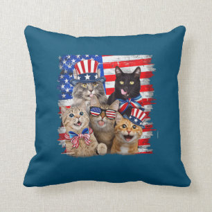 Kat 4 juli Freedom American Flag Sunbril Kussen