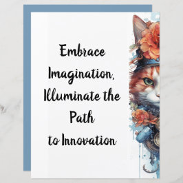 Kat 4 Kitten met rozen waterverf