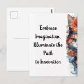 Kat 4 Kitten met rozen waterverf Briefkaart (Voorkant / Achterkant)