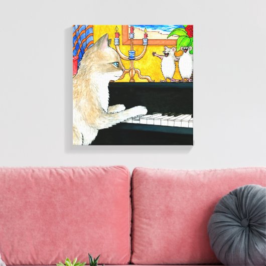 kat 506 canvas afdruk (Insitu (Woonkamer))