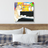 kat 506 canvas afdruk (Insitu (Slaapkamer))