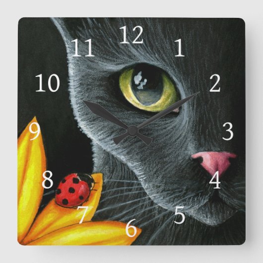 Kat 510 vierkante klok (Voorkant)