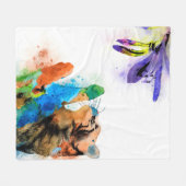 Kat 610 fleece deken (Voorkant (Horizontaal))