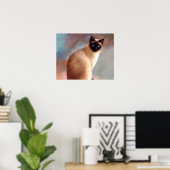 Kat 613 siamese poster (Thuiskantoor)