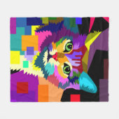 kat 656 fleece deken (Voorkant (Horizontaal))