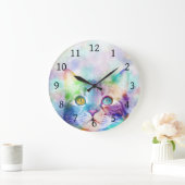 kat 663 meerkleurige kat grote klok (Huis)