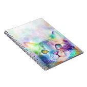 kat 663 meerkleurige kat notitieboek (Rechterzijde)