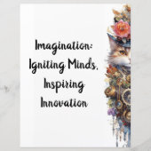 Kat 6 Kitten en hoge hoed waterverf (Voorkant)