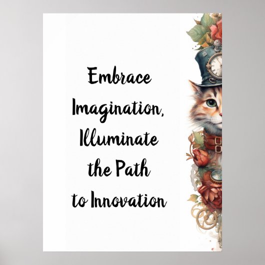 Kat 7 Kerstvakantie kitten Poster (Voorkant)